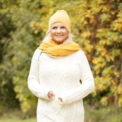 Corinne, 54 ans, atteinte d’ostéoporose